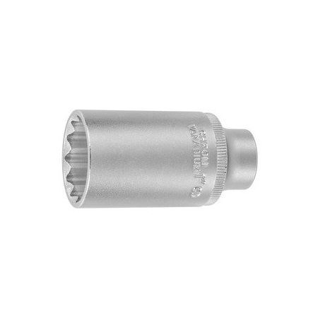 Holex 3/8 inch Drive Socket, 12 pt, Deep, 1 inch 637322 1